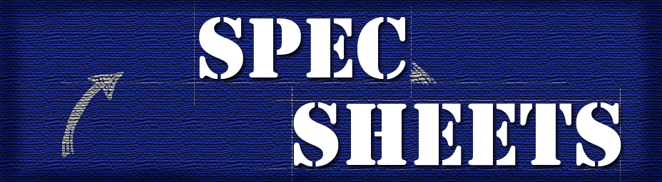 spec sheets
