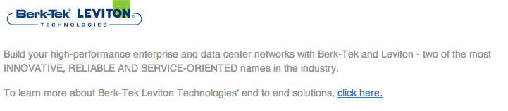 Berk-Tek Leviton Technologies
