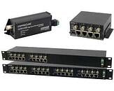 Ethernet-over-Coax Extender with Pass-Through PoE