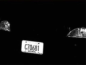 High Contrast License Plate Capture