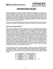 hitachi cable white paper