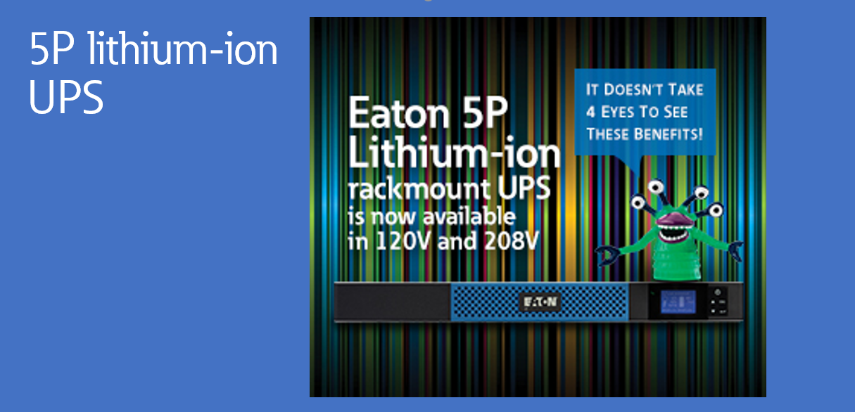 5P Lithium ion UPS Banner