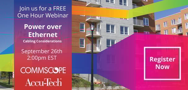 CommScope Power over Ethernet LP Banner