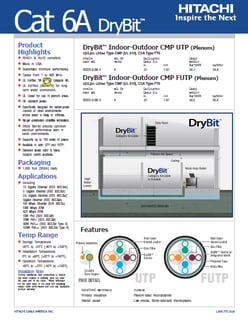Hitachi DryBit data sheet ss