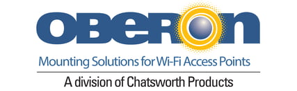 Oberon logo: Mounting Solutions for Wi-Fi Access Points, a division of Chatsworth Products