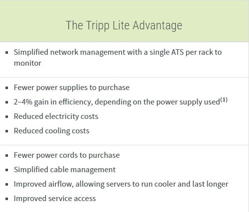 Tripp Lite advantage