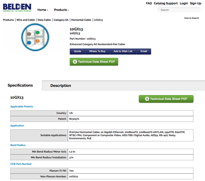 Belden_Catalog_Product_Page